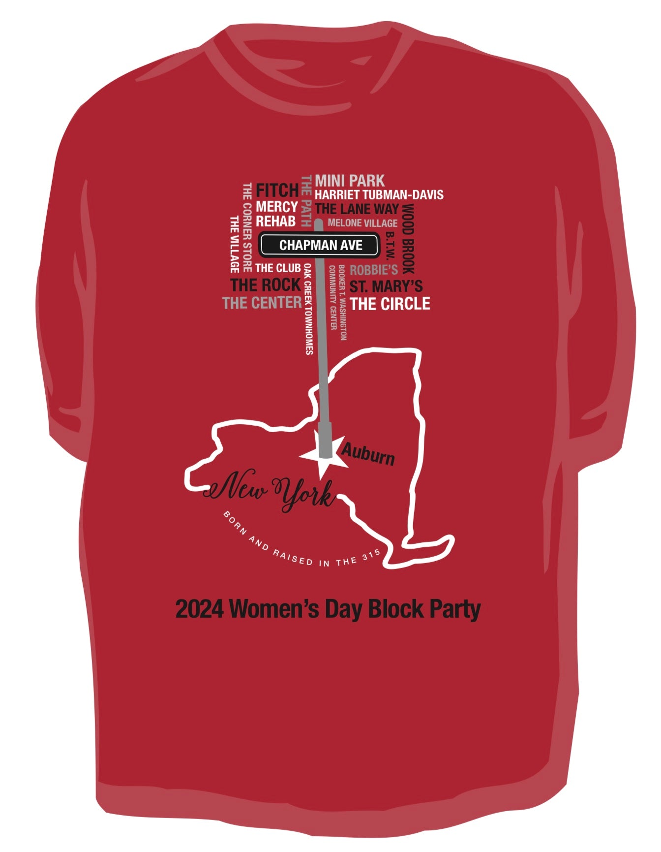 Auburn’s Annual Women’s Day Block Party Tee