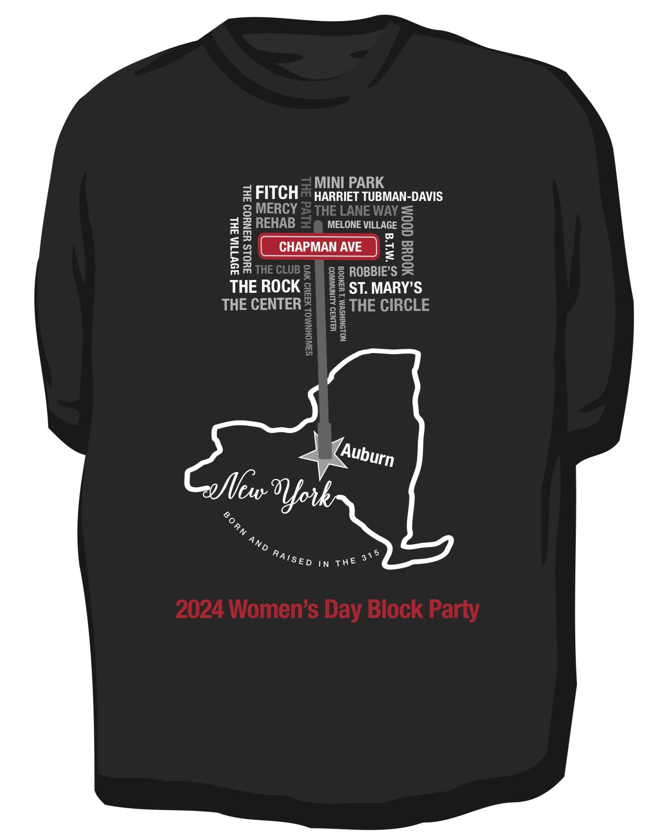 Auburn’s Annual Women’s Day Block Party Tee